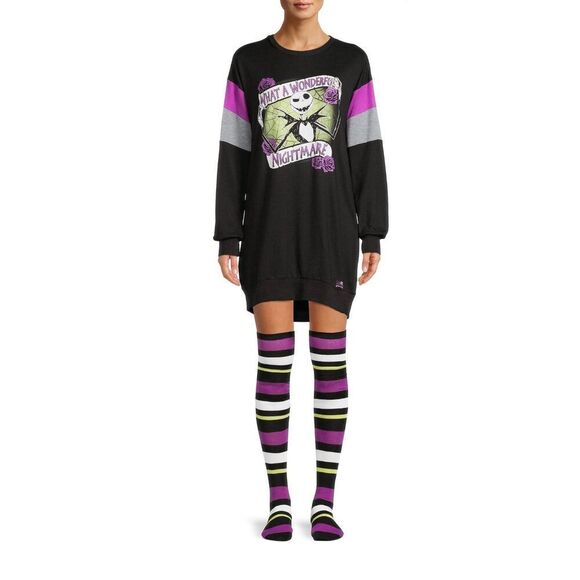 Disney Women's "The Nightmare Before Christmas" Sleep Shirt  Size Large 12/14 - Picture 2 of 7